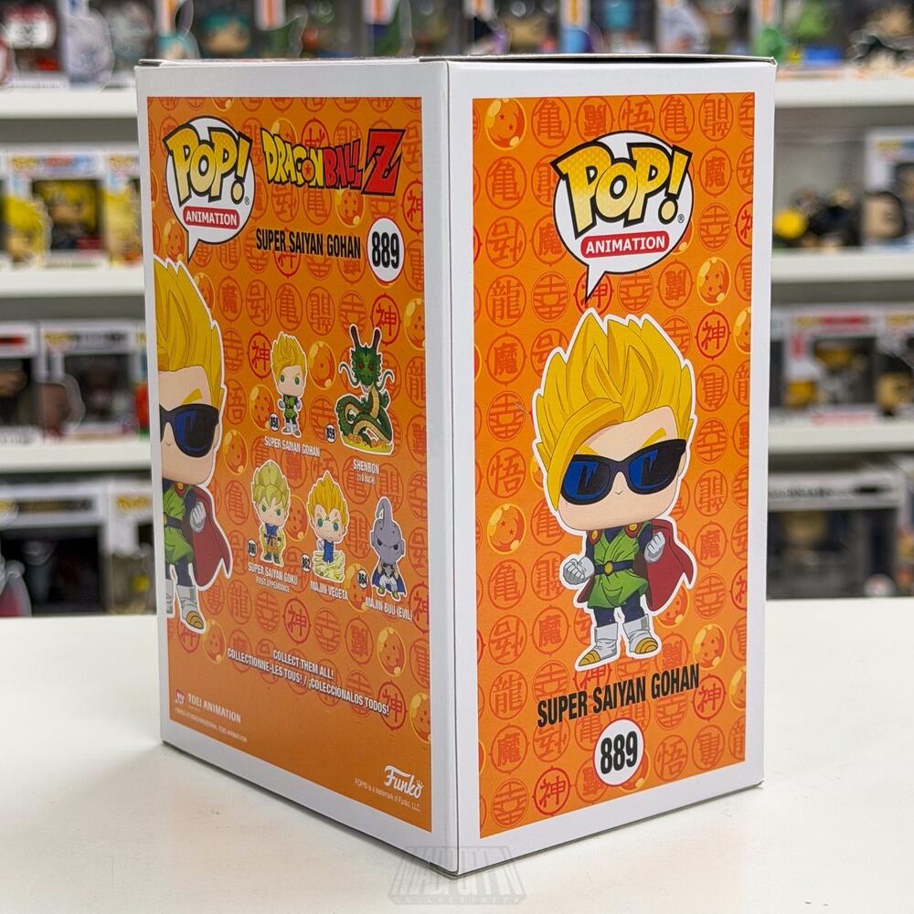 Funko Pop Anime Dragon Ball Z Super Saiyan Gohan Sunglasses 889 Toy Vinyl Figure - Picture 5 of 8